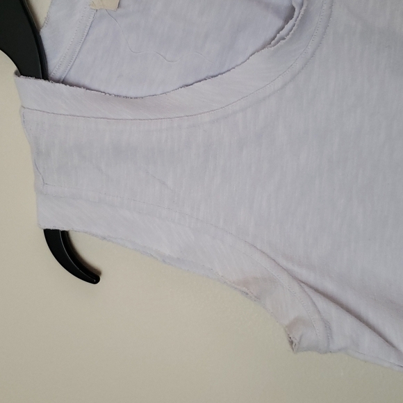 Jake and rae muscle tank top, crop, light blue, size medium 80s athleisure style - Picture 3 of 6